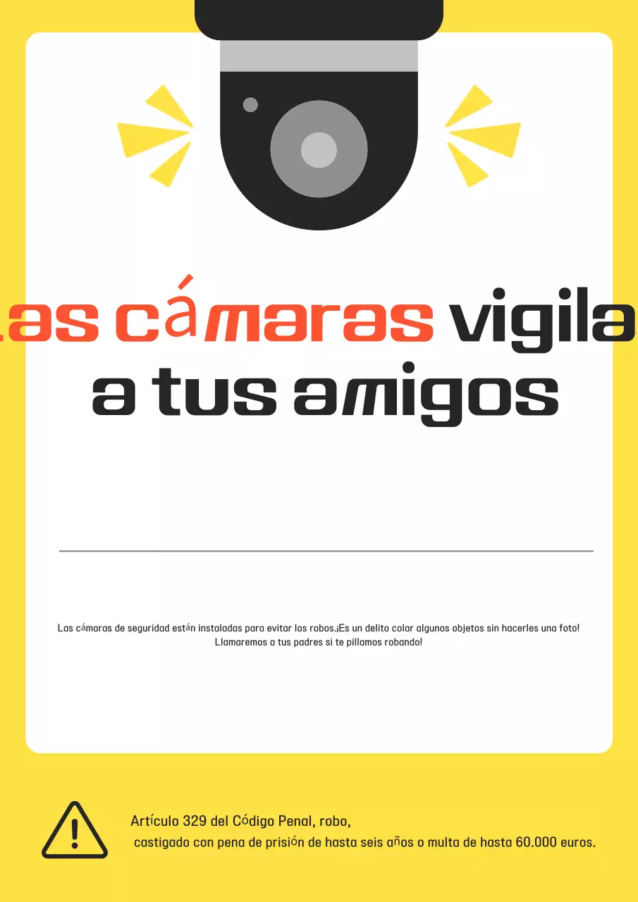 Amarillo Consejos sencillos de seguridad