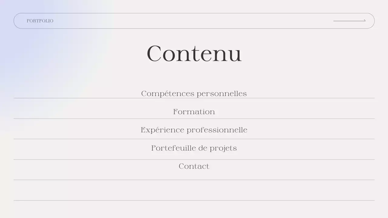 présentation d'un portefeuille moderne en gris