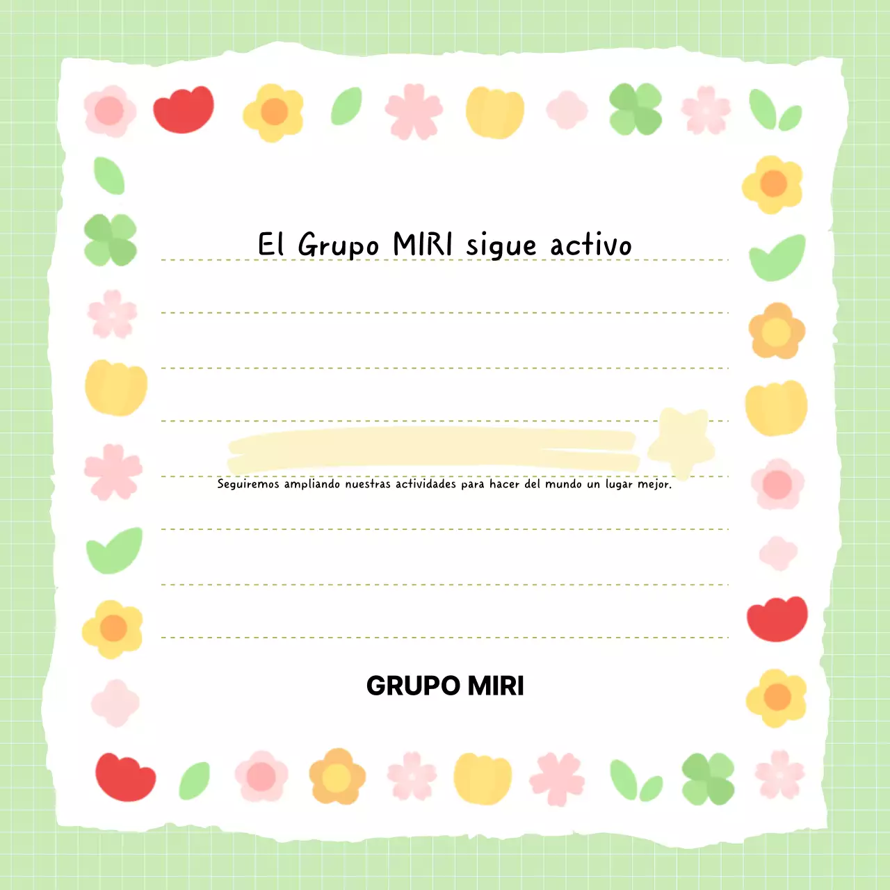 Campaña anual de contribución social simple