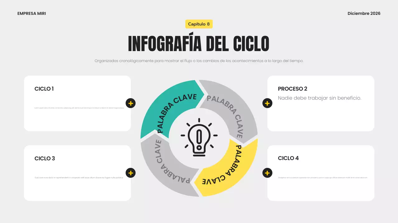 plantilla infográfica moderna gris