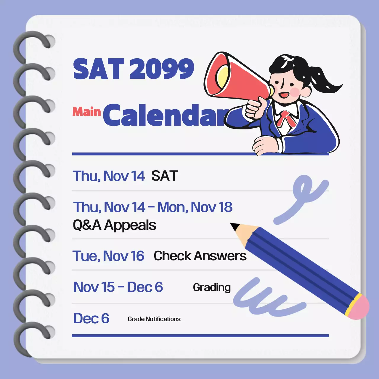 Bài đăng trên mạng xã hội về lịch trình hiện đại Blue Sat