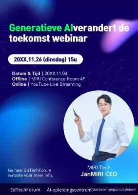 Blue Modern AI-opleidingsbronnen