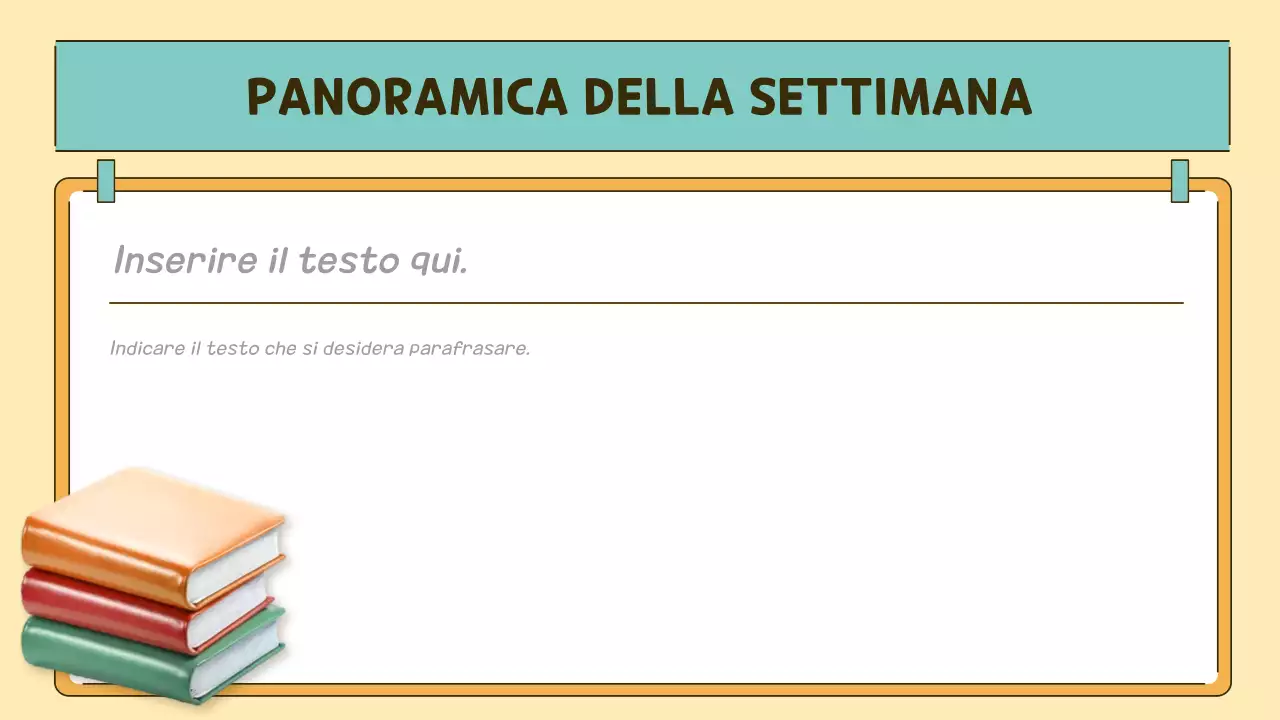 agenda pop class arancione e verde