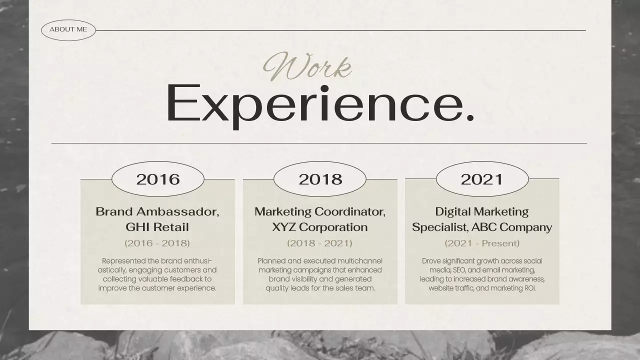 Black Elegant Portfolio Resume Presentation