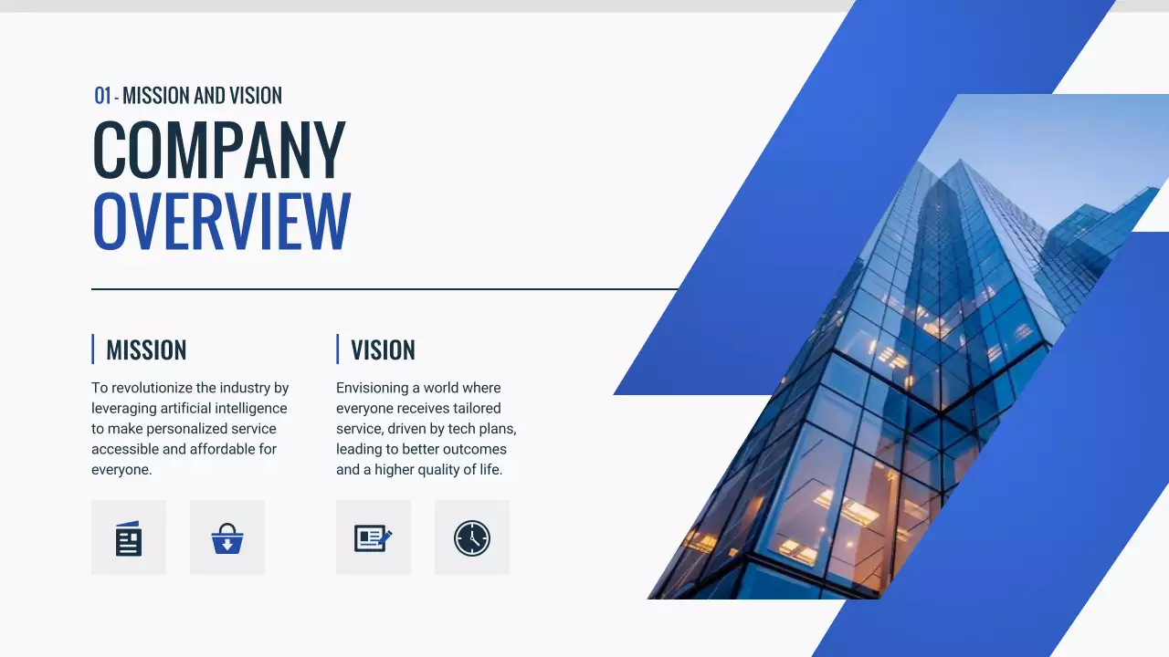 Blue Modern Business Pitch Presentation