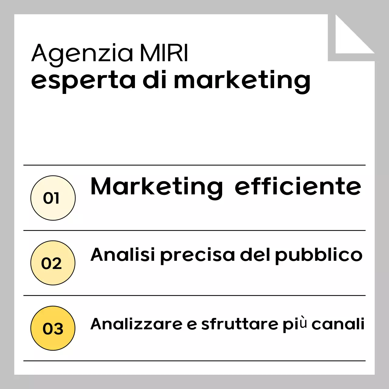 Guida agli annunci semplici in grigio