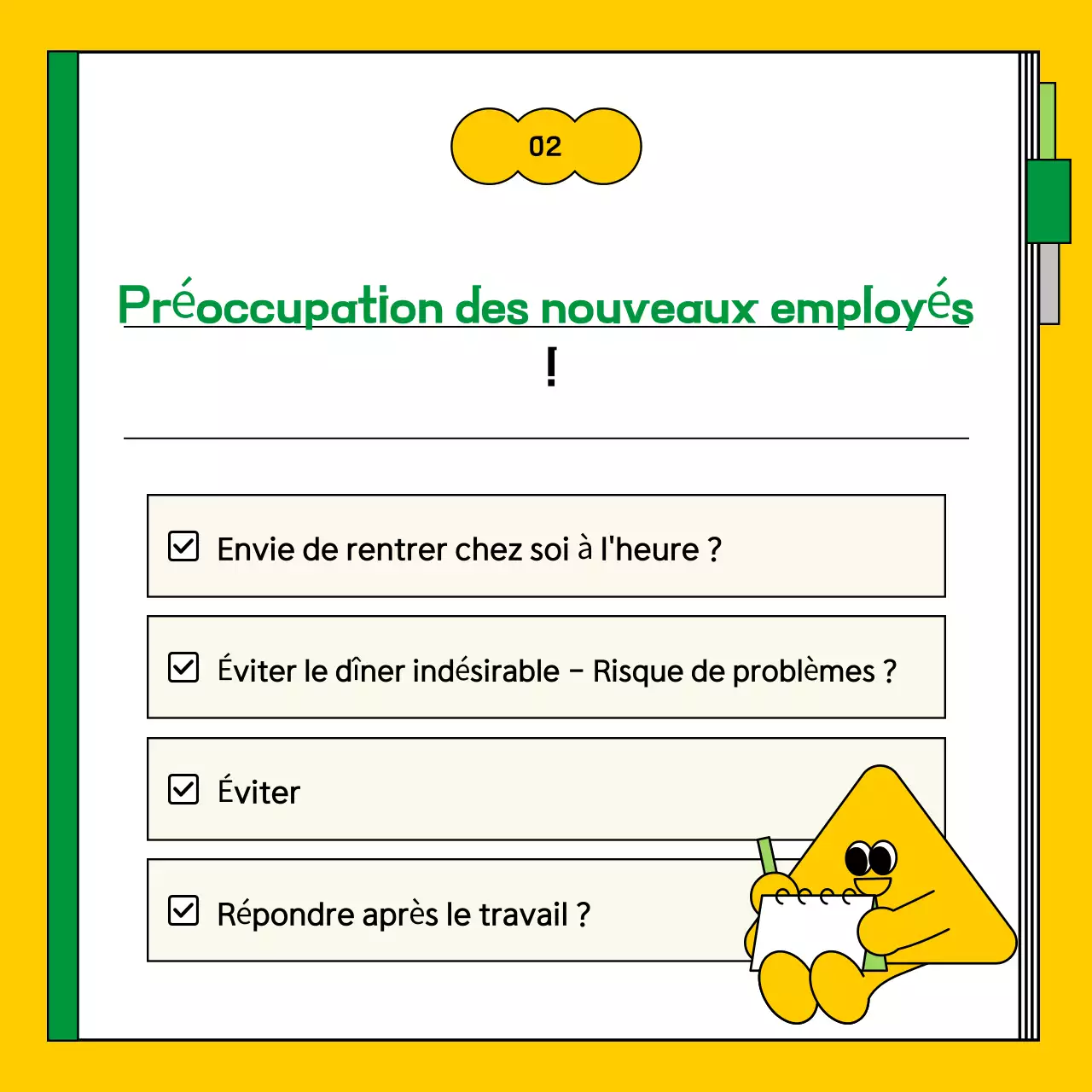 À propos du guide de transformation du travail propre jaune et vert