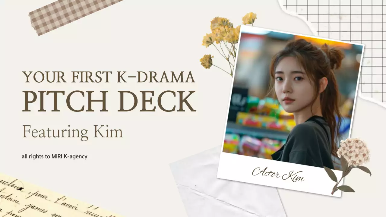 Beige Modern Drama Pitch Presentation