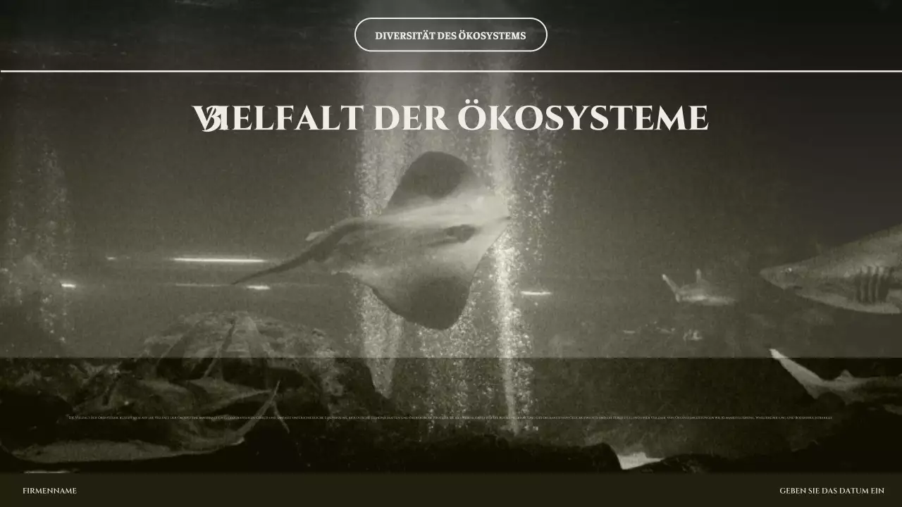 Salbei-Minimalökosystem-Präsentation