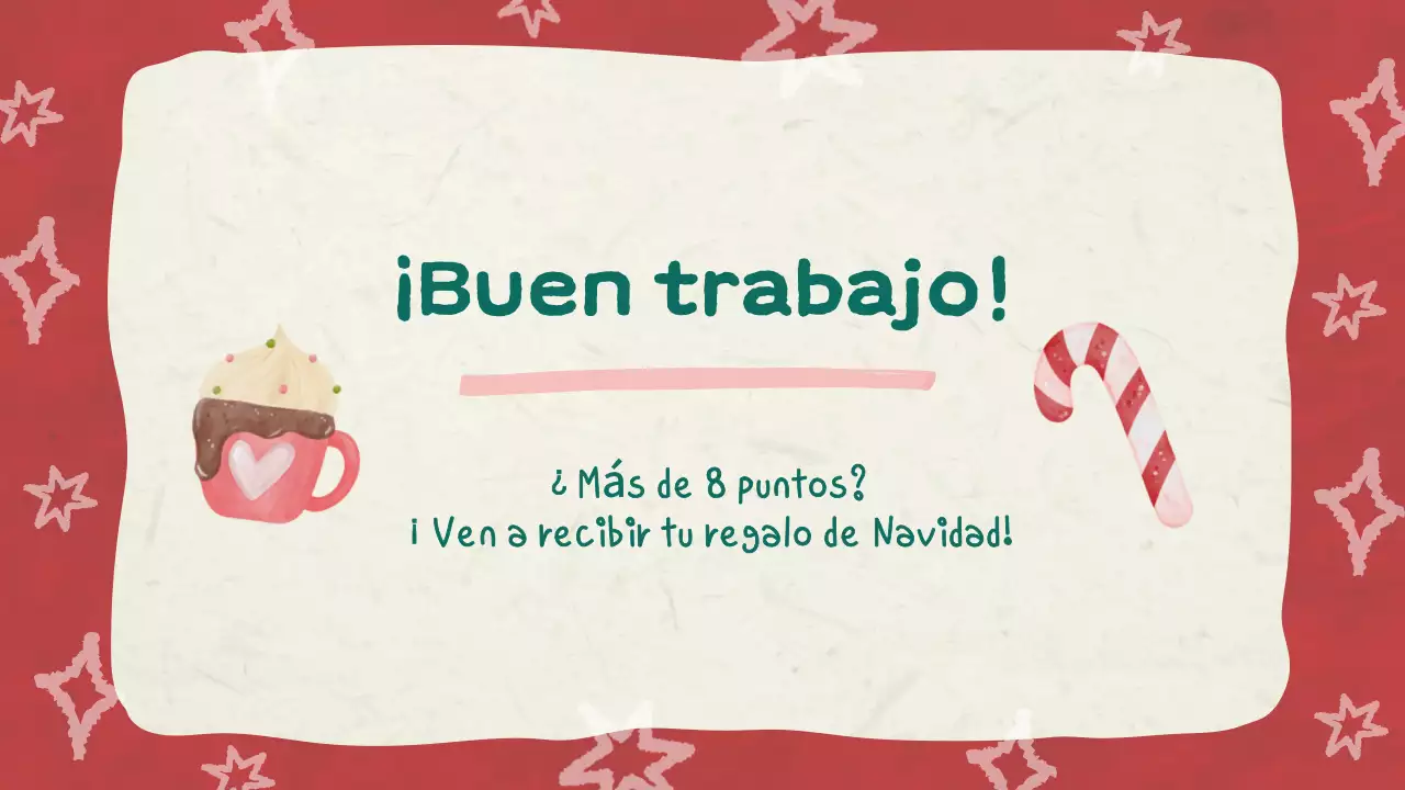 Ilustración Roja Christmas Quiz Slideshow