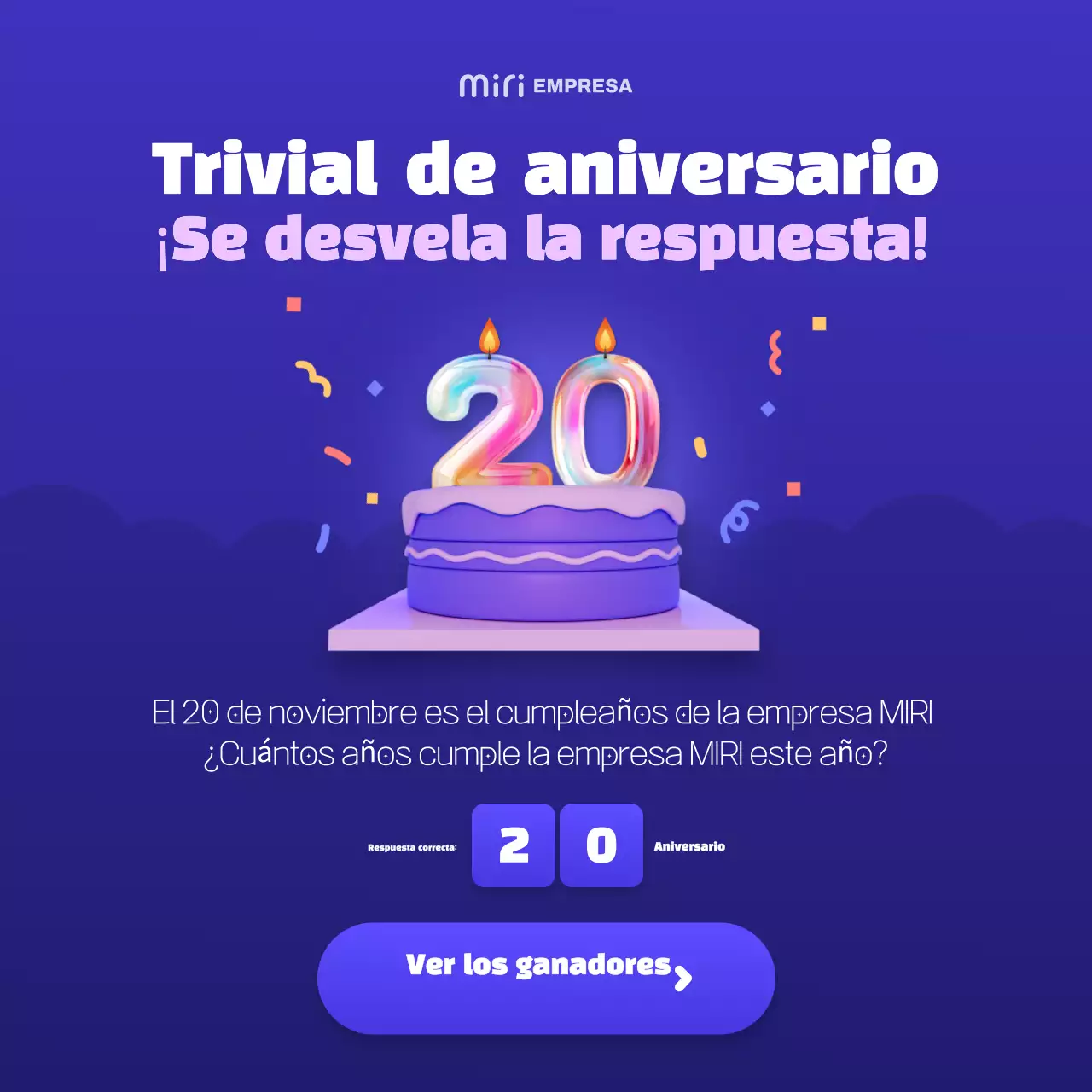 Bora Celebración sencilla