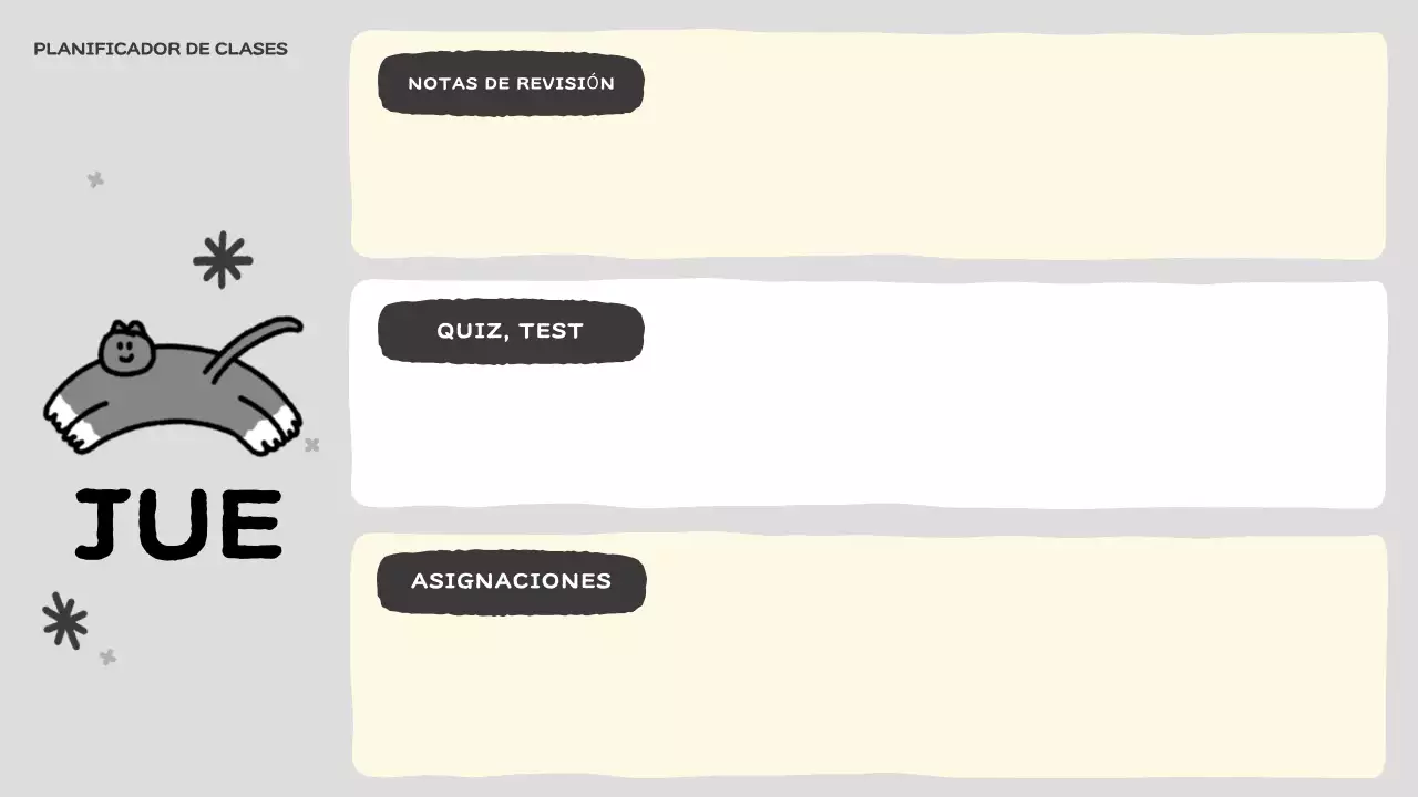 planificador de clases rosa cute