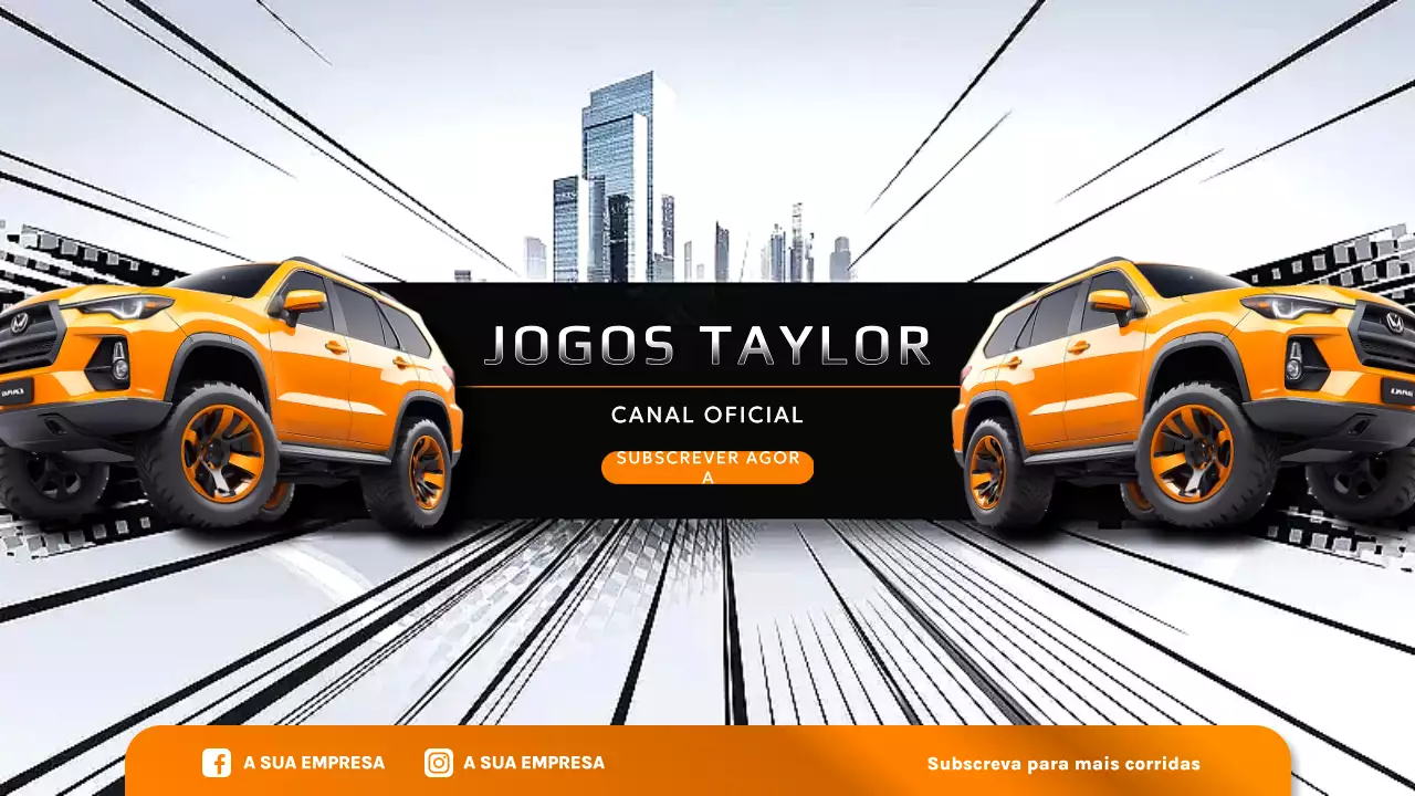 promoção do canal orange modern gaming
