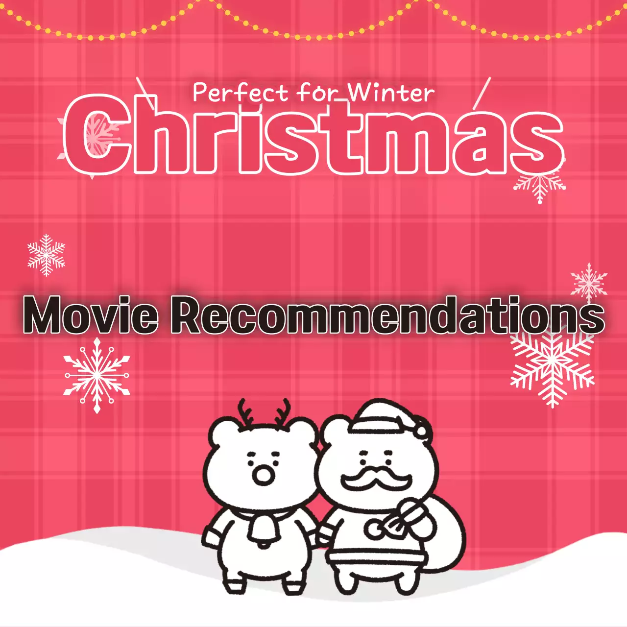 Guia de Natal Red Cute Instagram Carousel