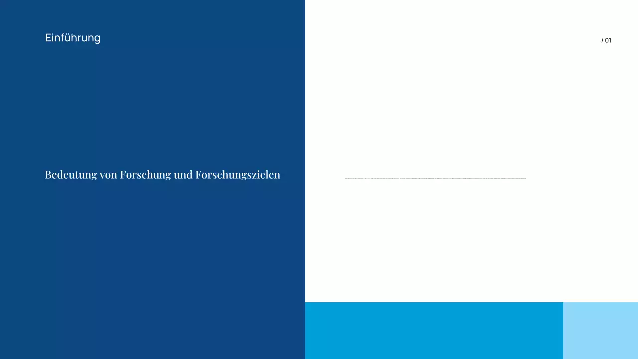 blue professional Diplomarbeit Präsentation