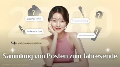 Beige moderne Einkaufsanzeige