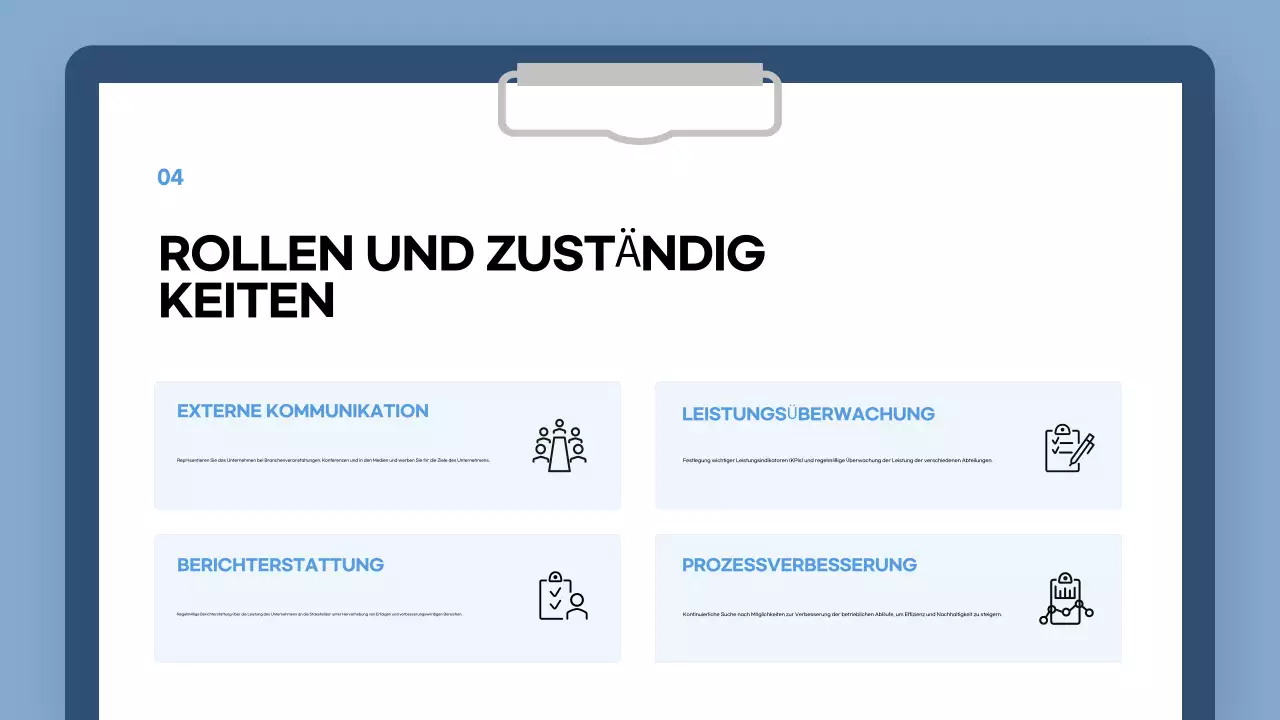 blue modern onboarding guide
