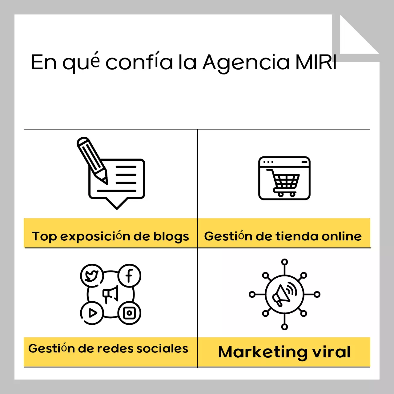 Guía de anuncios Grey Simple