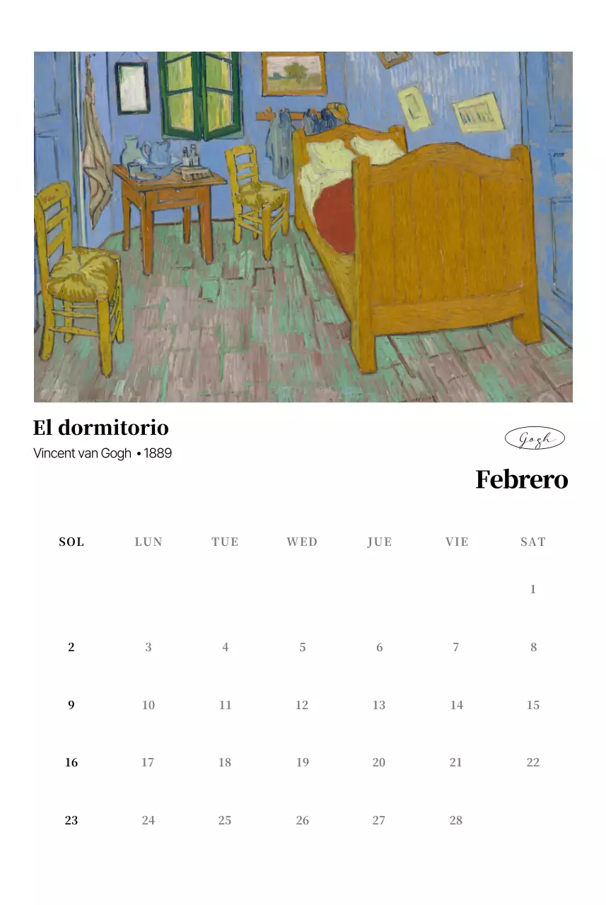 Calendario de Arte Clásico