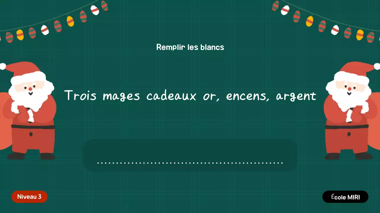 Invitation festive verte pour les fêtes de fin d'année