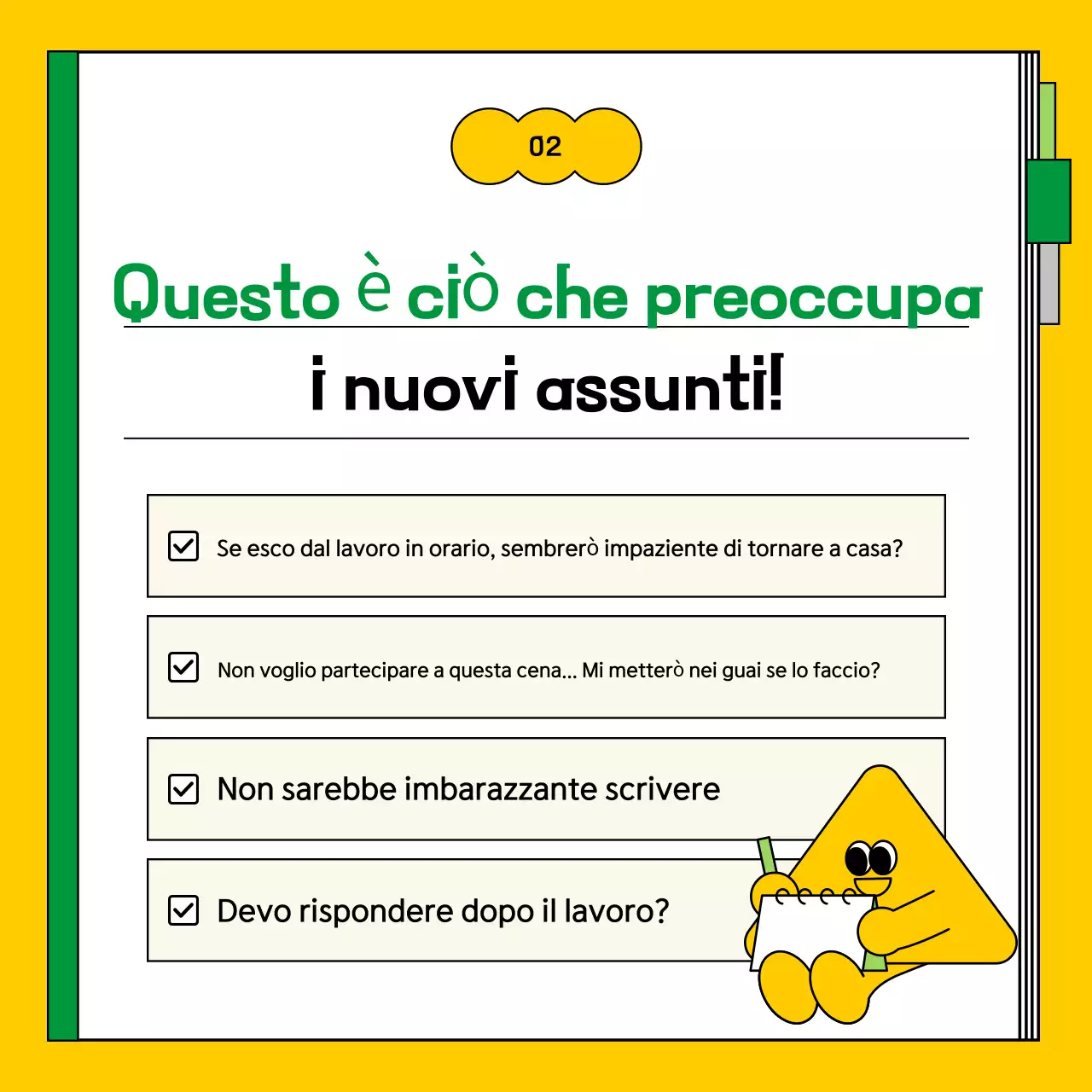 Informazioni sulla Guida alla trasformazione del lavoro pulito in giallo e verde