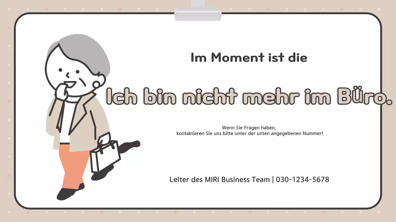 Abstrakte einfache Unternehmensankündigung