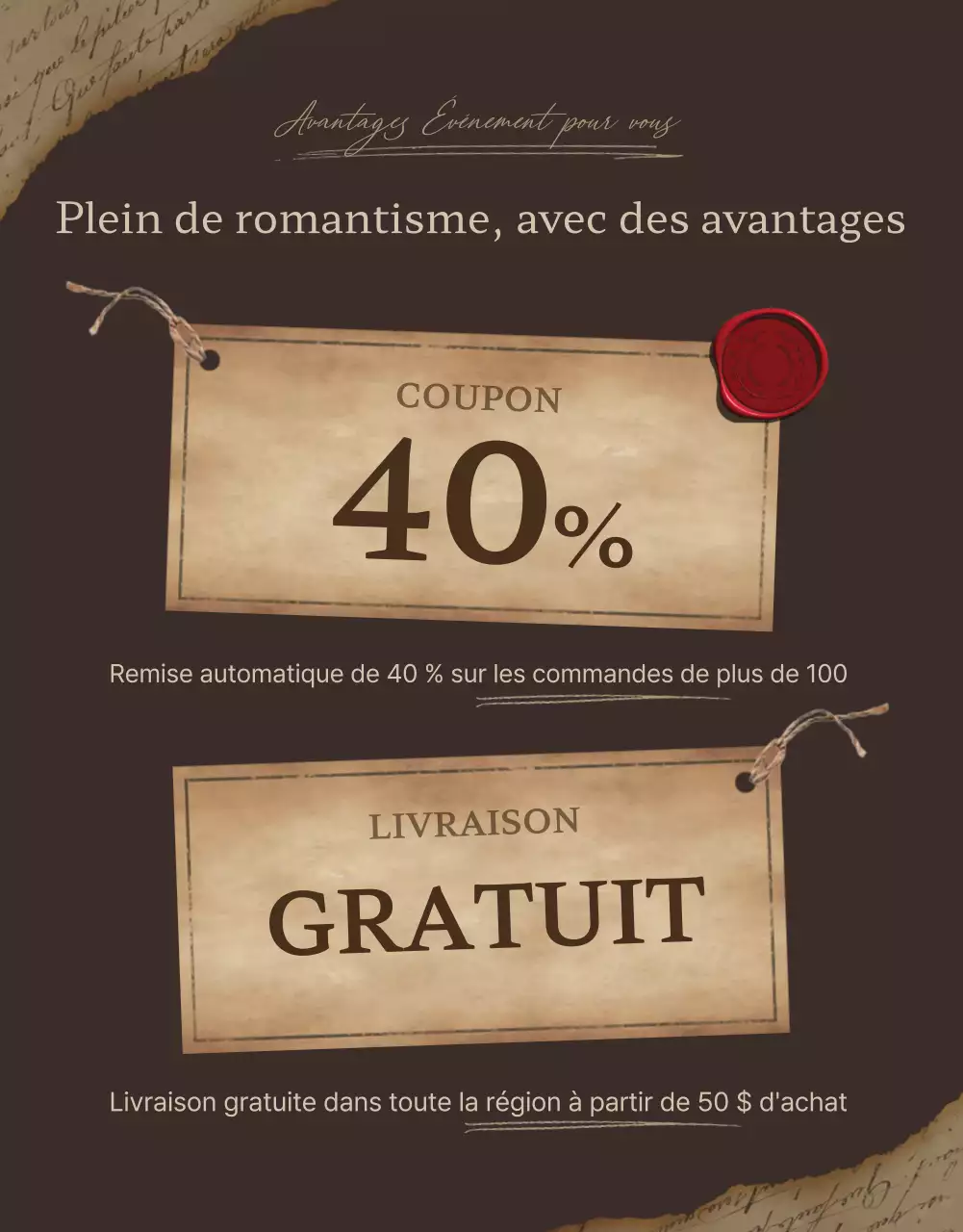 Promouvoir la vente d'articles de mode bruns et vintage