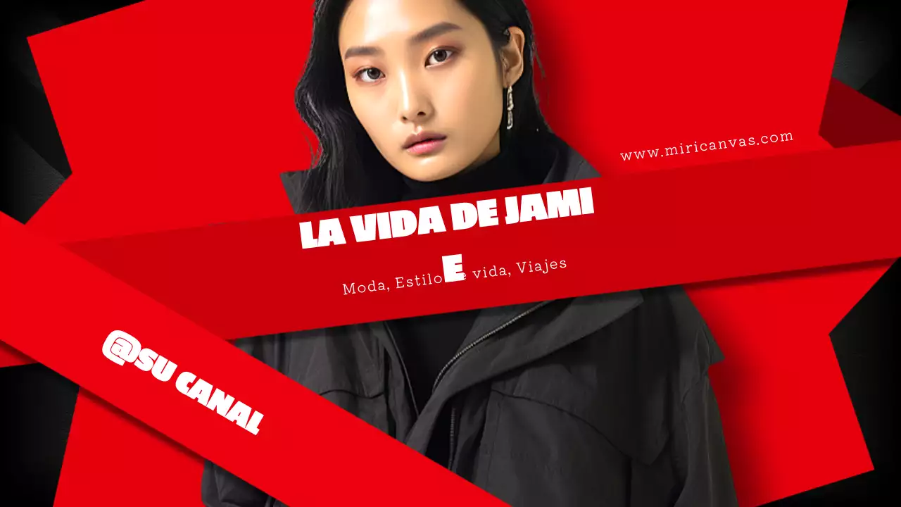 promoción roja del estilo de vida moderno