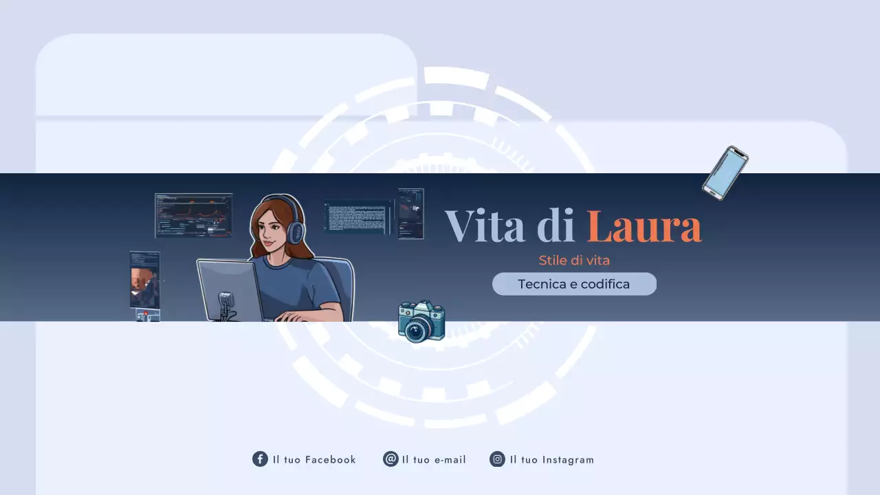 blu moderno tech vlog canale youtube arte