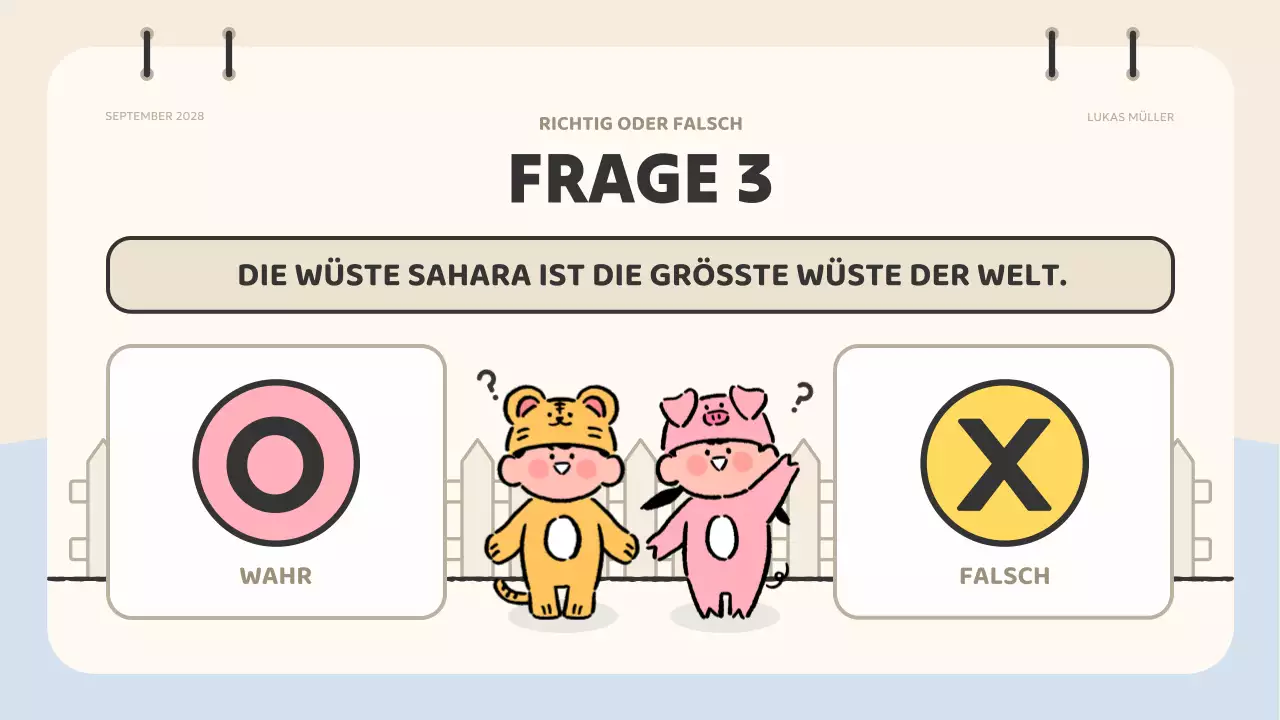 rosa Animation Quizmaterial