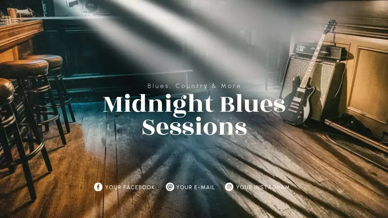 Brown Vintage Music Promotion YouTube Thumbnail