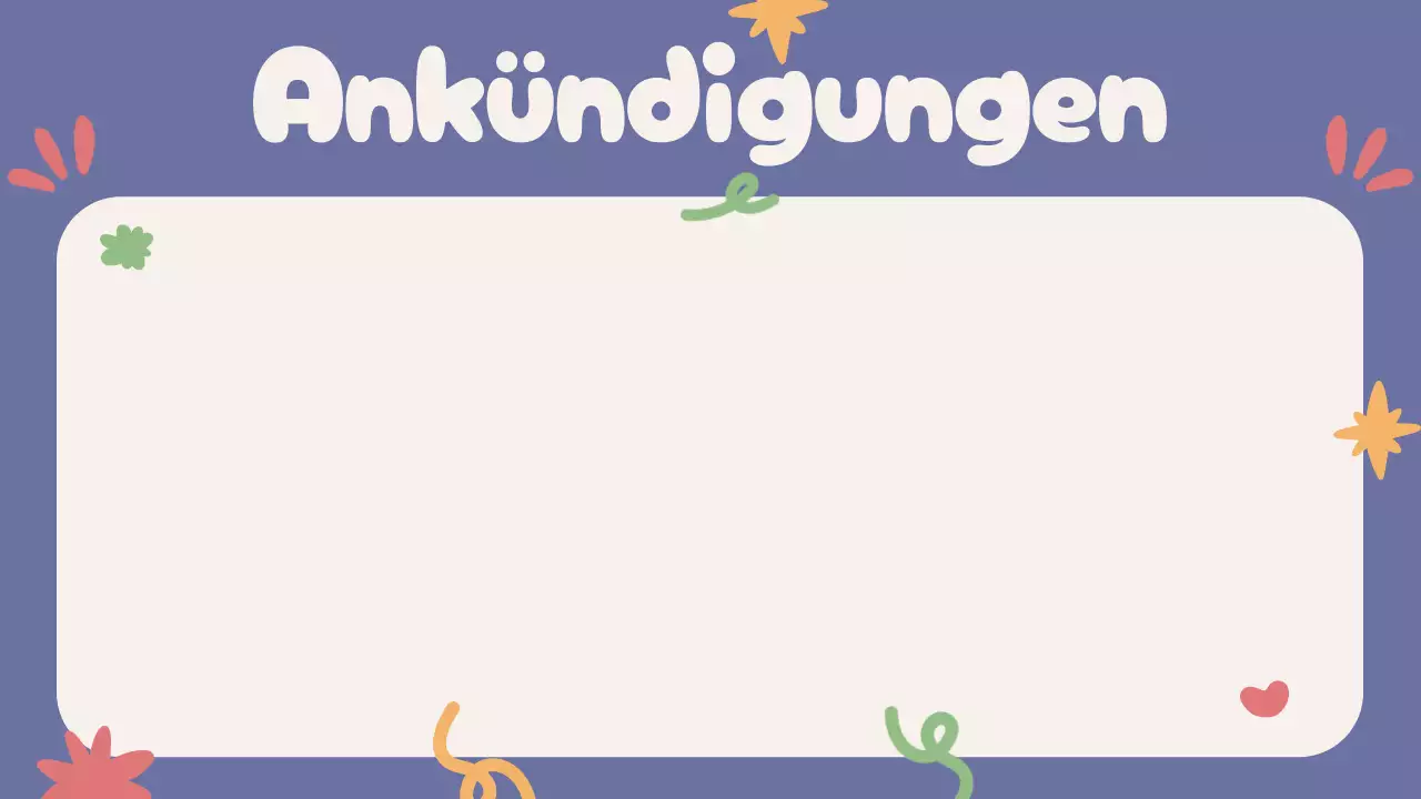 Blau Beige Grün Rot Verspielte Klasse Agenda