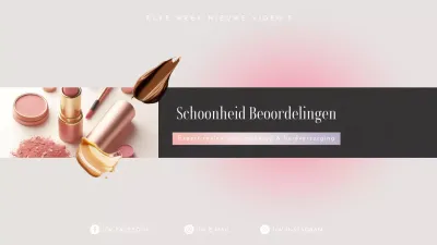 Roze Elegante Schoonheid Promotie