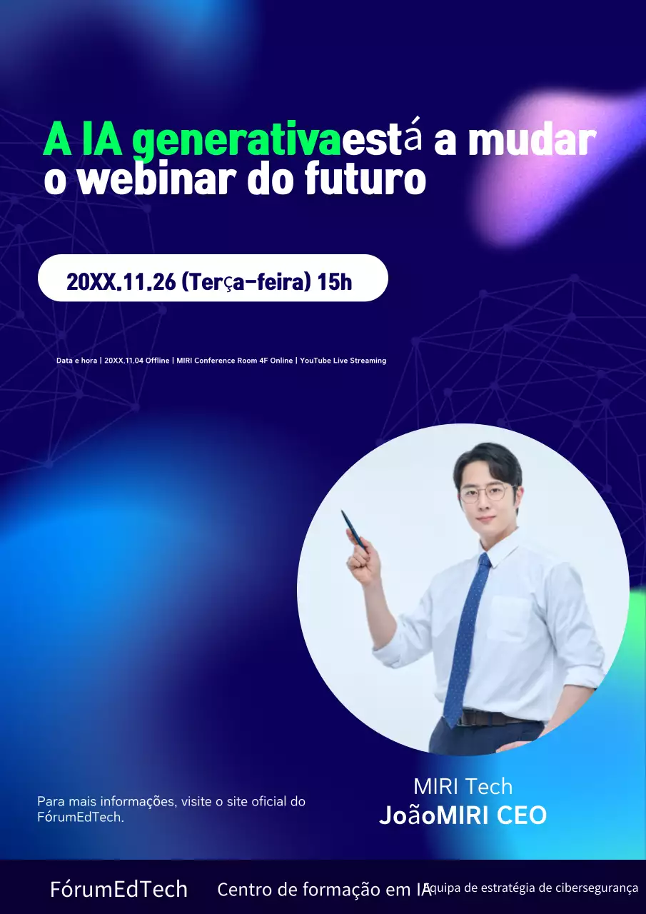 Recursos de formação Blue Modern AI