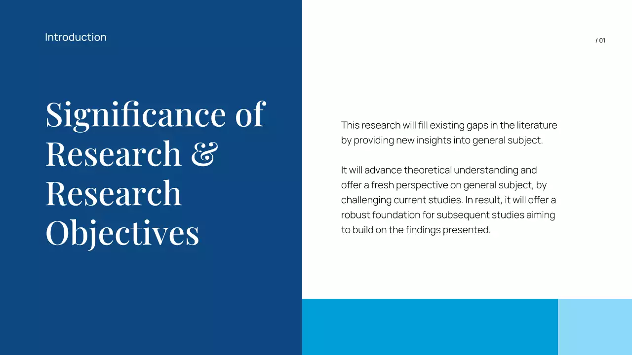 Blue Professional Thesis Presentation