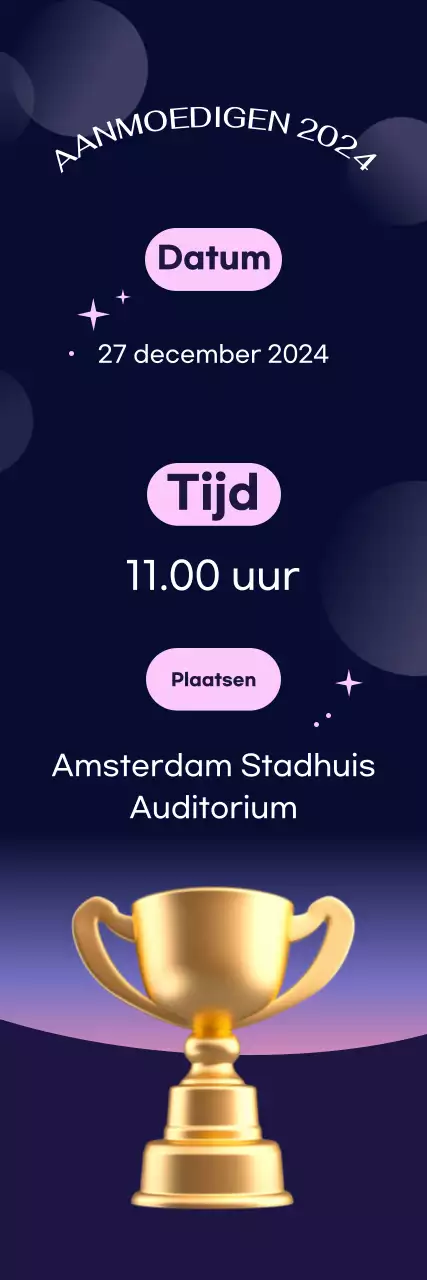 Marineblauwe moderne soiree