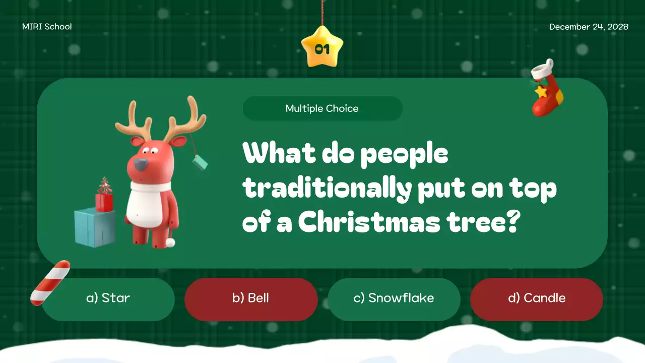 Green Festive Holiday Event Presentation