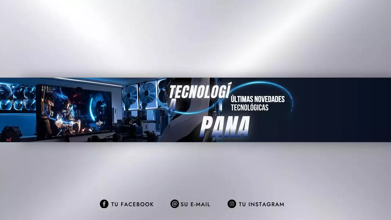 Publicidad de Blue Modern Technology