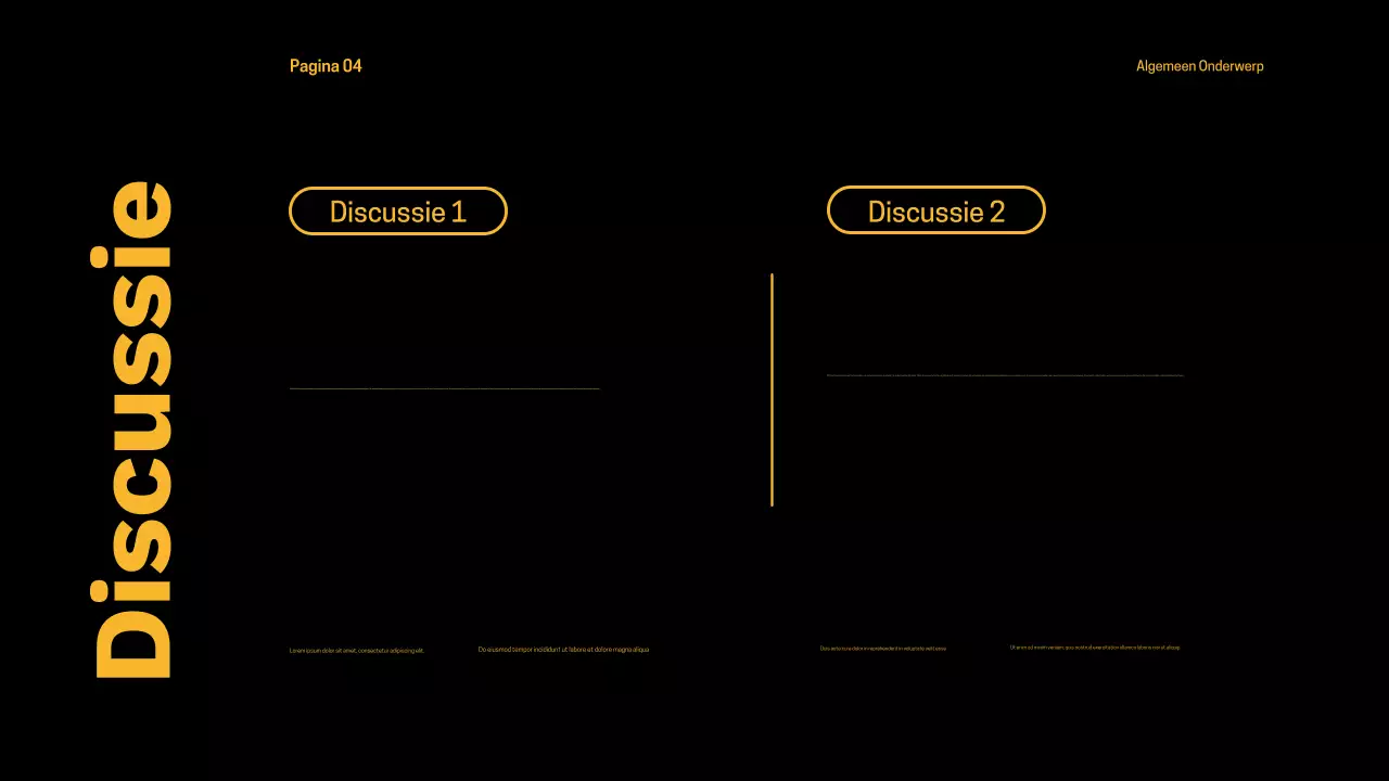 zwart modern scriptie presentatie