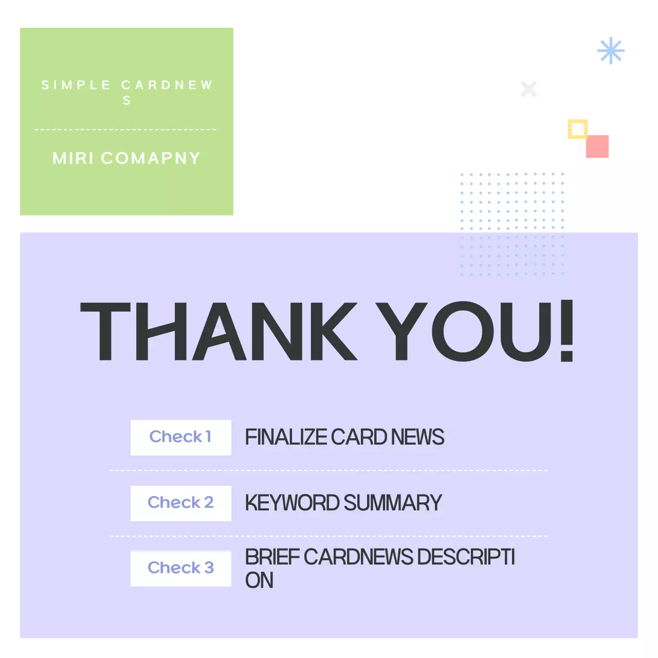 Purple Simple Business Guide Instagram Carousel