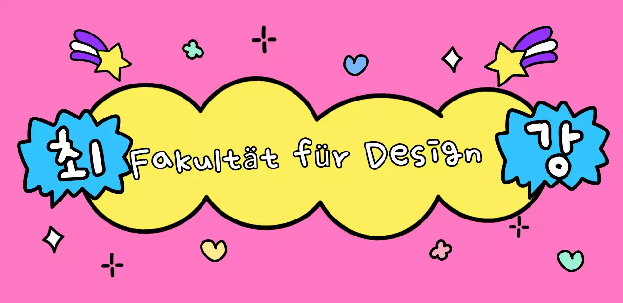 Förderung von rosa gemütlichen Designs