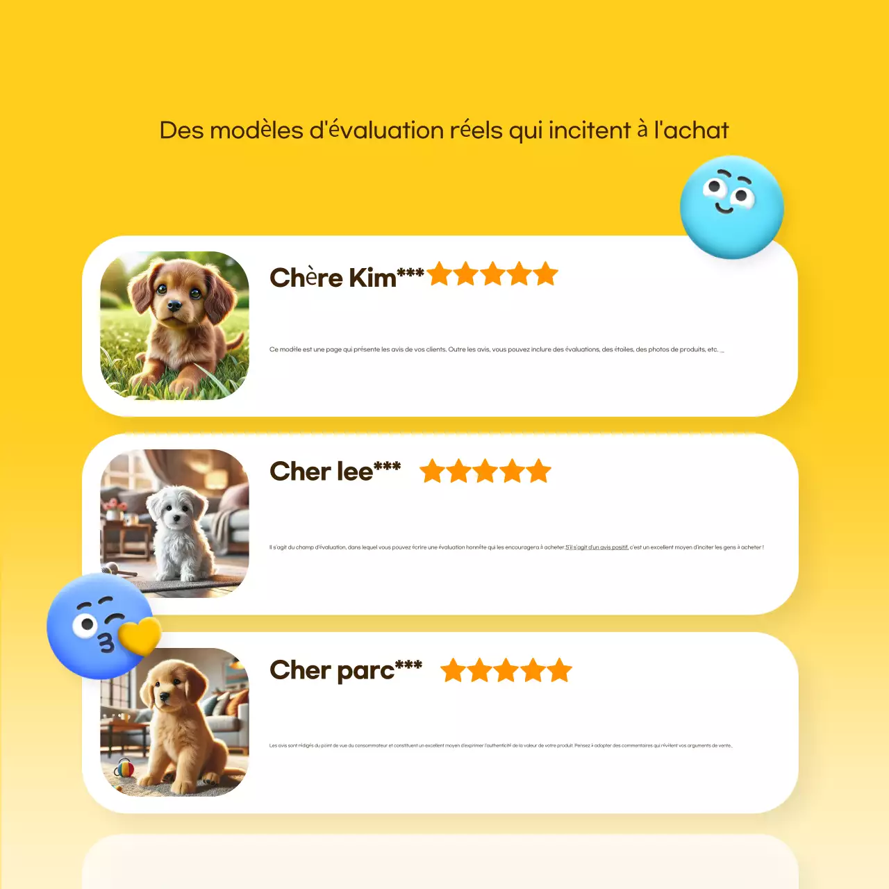 Promouvoir le jaune modèle d'examen simple