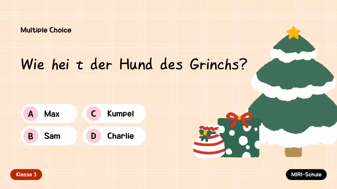 Grüne festliche Feiertagseinladung