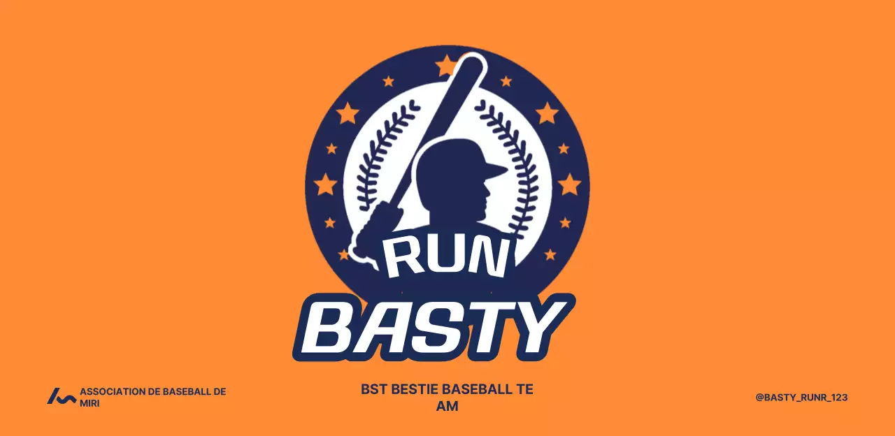 Logo sportif primaire orange