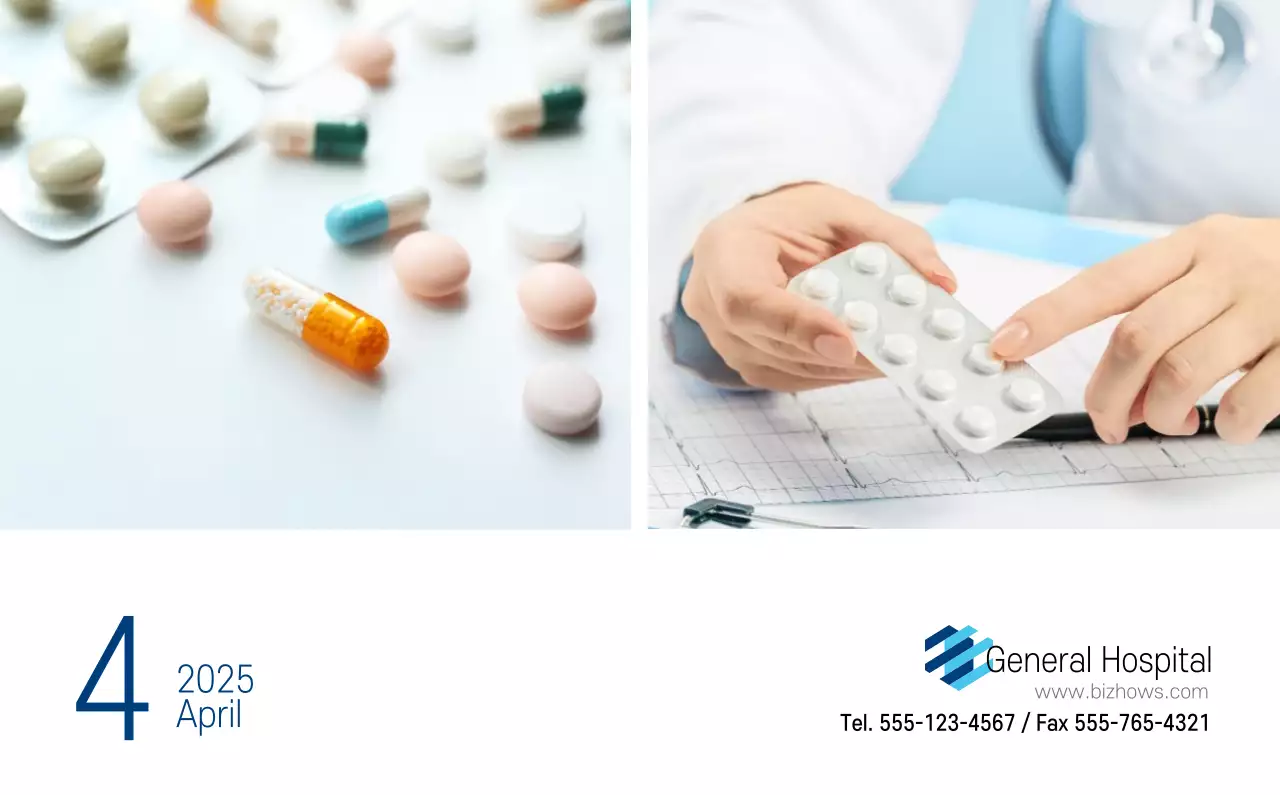 Kalender Promosi Rumah Sakit Sederhana Putih Angkatan Laut