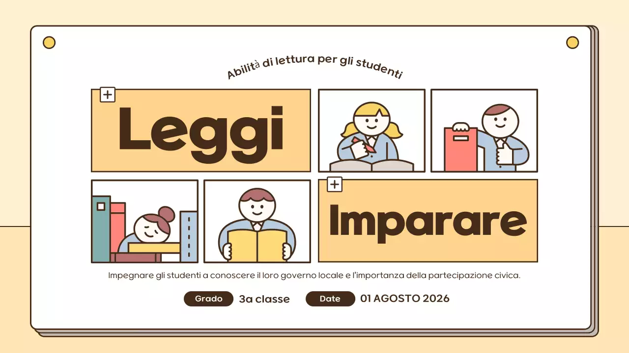 Guida moderna all'istruzione beige