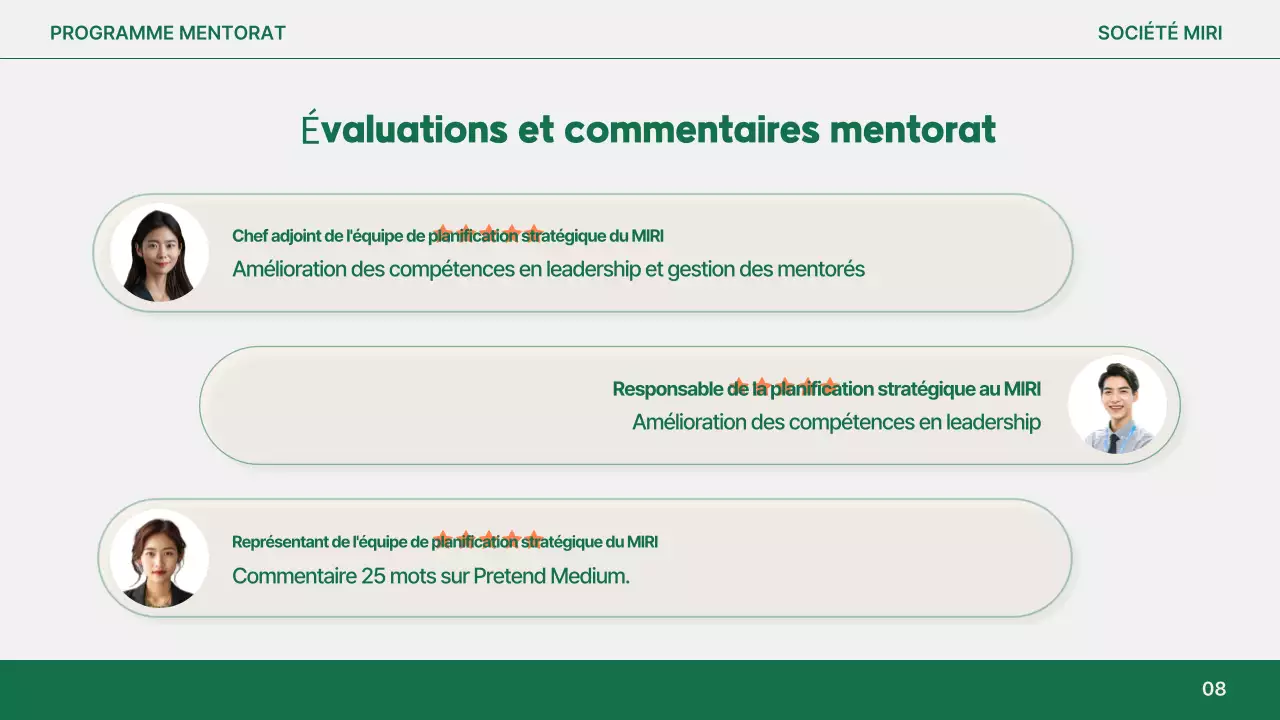 Rapport sur le mentorat moderne d'Orange