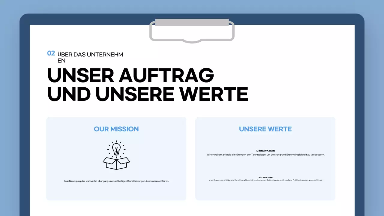 blue modern onboarding guide