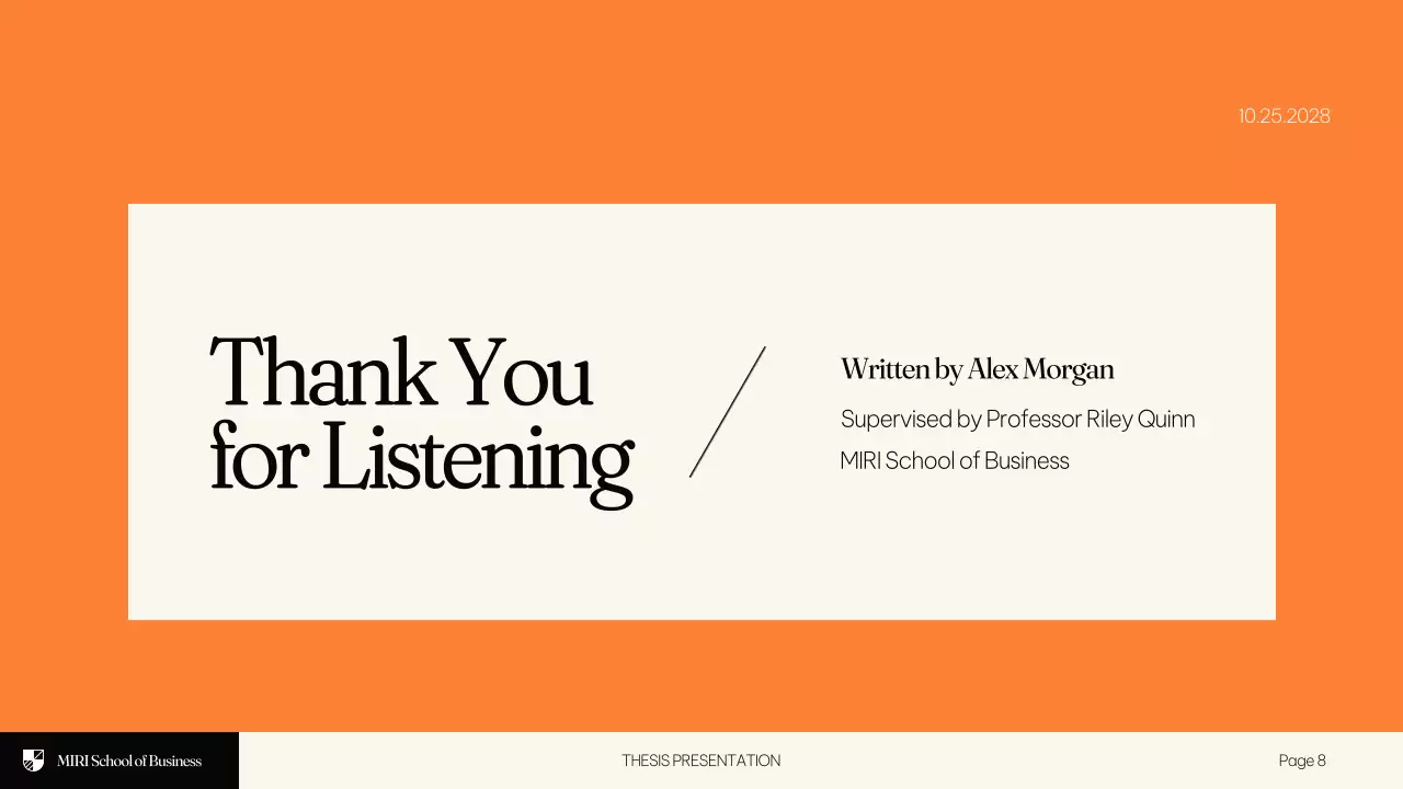 Beige Modern Thesis Presentation