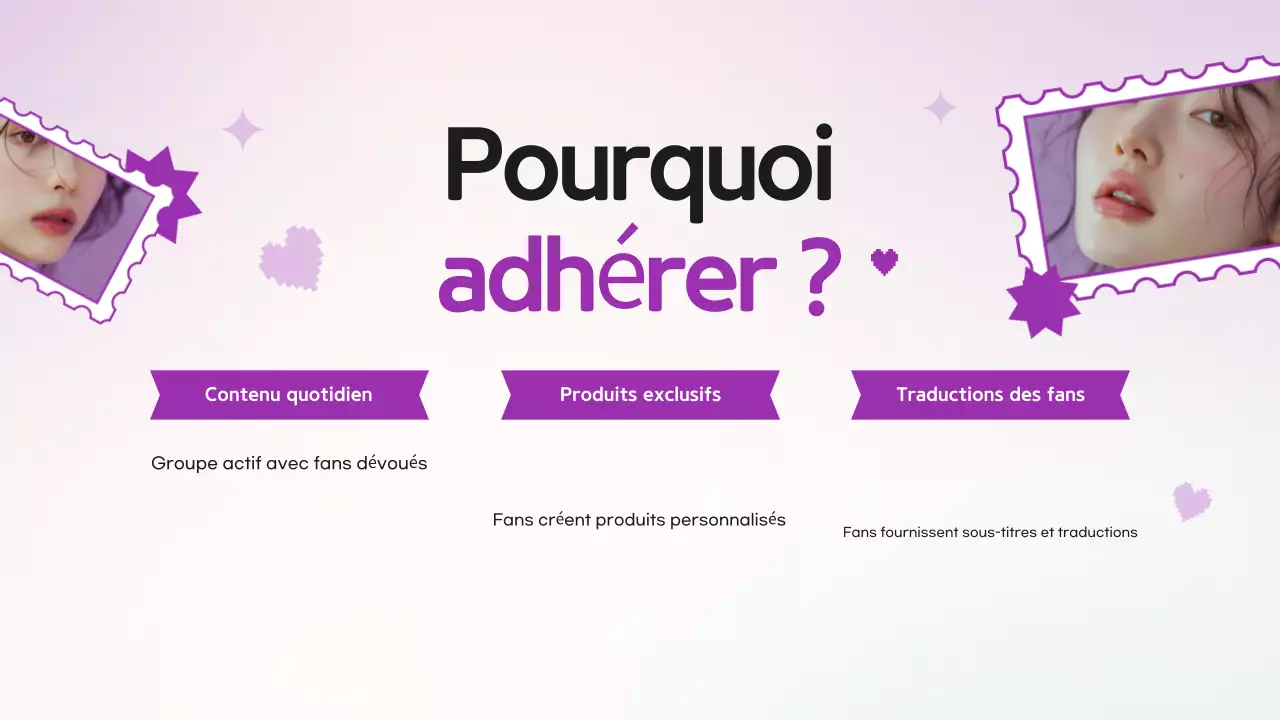 Purple Modern K-Drama Pitch Deck Presentation